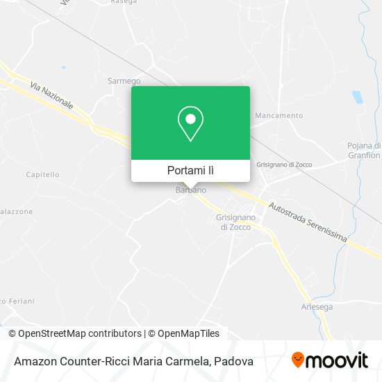 Mappa Amazon Counter-Ricci Maria Carmela