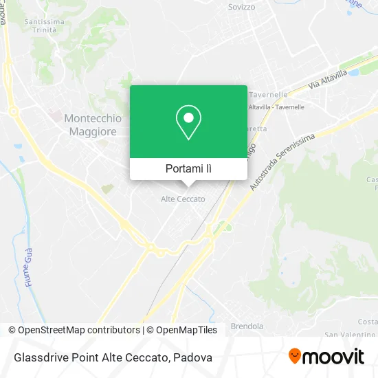 Mappa Glassdrive Point Alte Ceccato