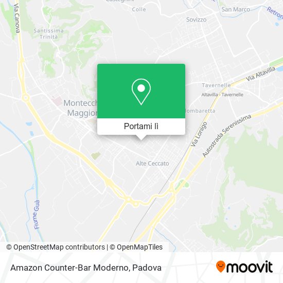 Mappa Amazon Counter-Bar Moderno