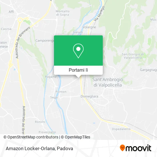 Mappa Amazon Locker-Orlana