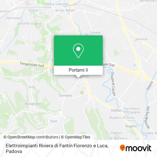 Mappa Elettroimpianti Riviera di Fantin Fiorenzo e Luca