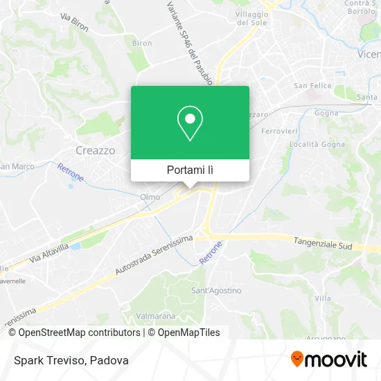 Mappa Spark Treviso