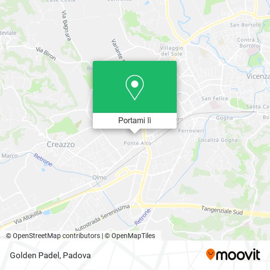 Mappa Golden Padel