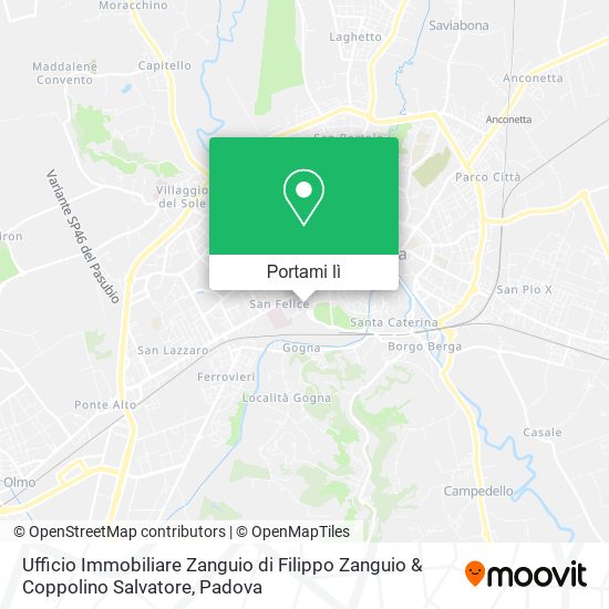 Mappa Ufficio Immobiliare Zanguio di Filippo Zanguio & Coppolino Salvatore