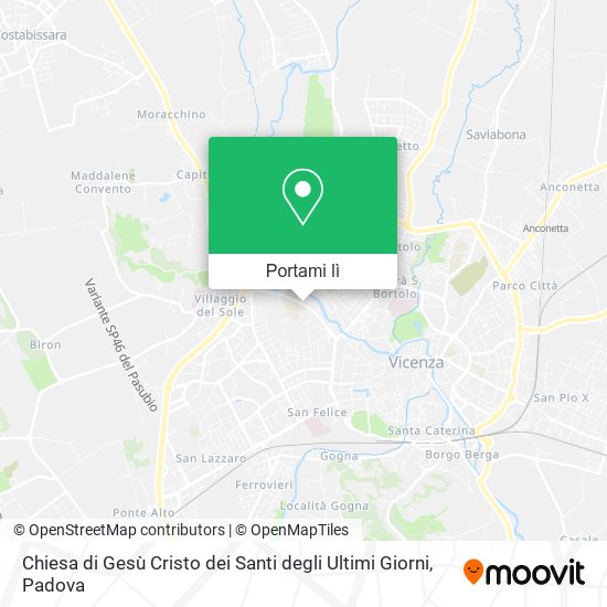 Mappa Chiesa di Gesù Cristo dei Santi degli Ultimi Giorni