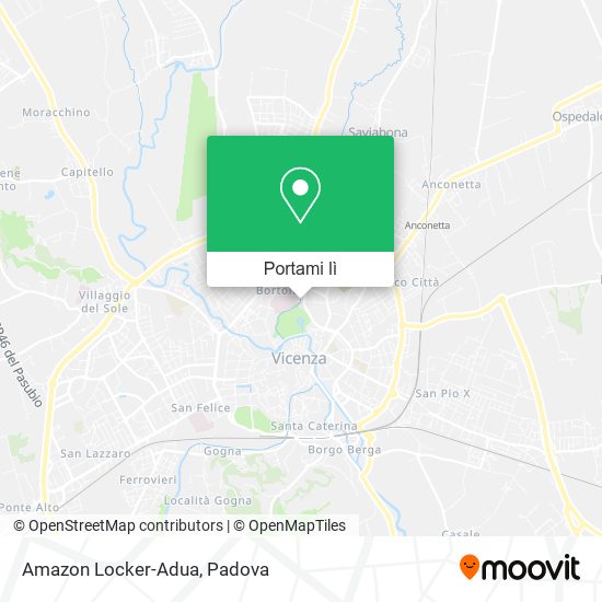 Mappa Amazon Locker-Adua