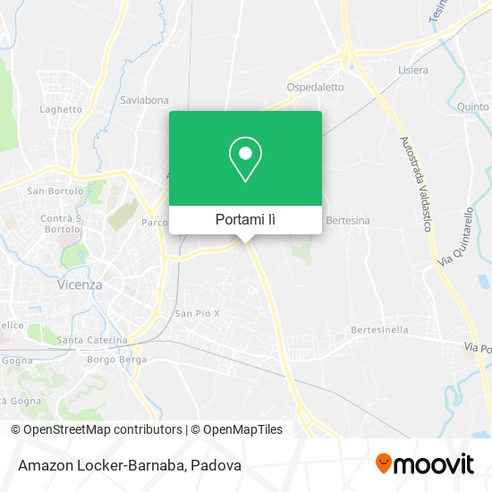 Mappa Amazon Locker-Barnaba
