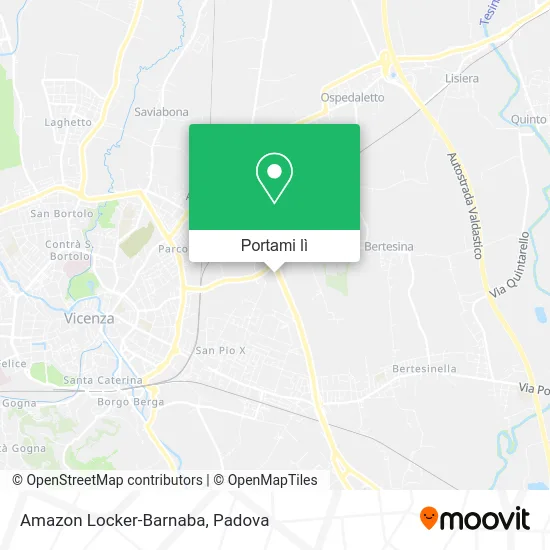Mappa Amazon Locker-Barnaba