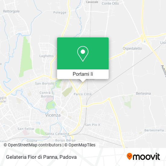 Mappa Gelateria Fior di Panna