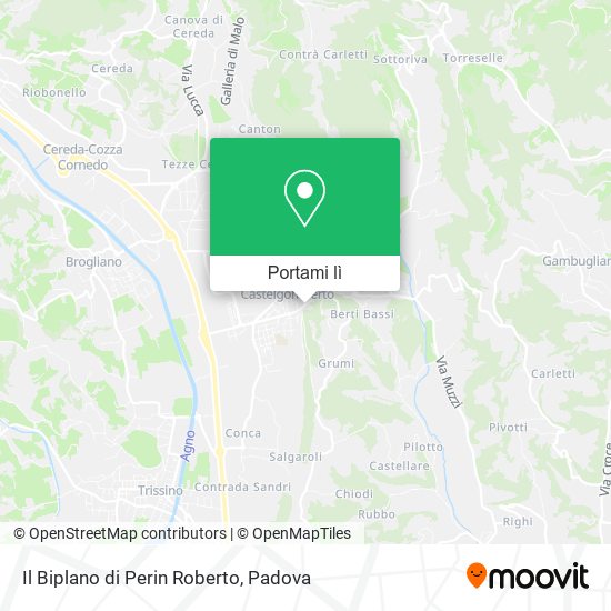 Mappa Il Biplano di Perin Roberto