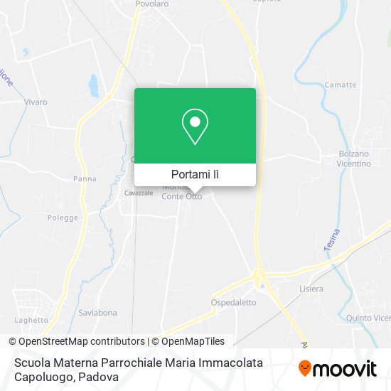 Mappa Scuola Materna Parrochiale Maria Immacolata Capoluogo