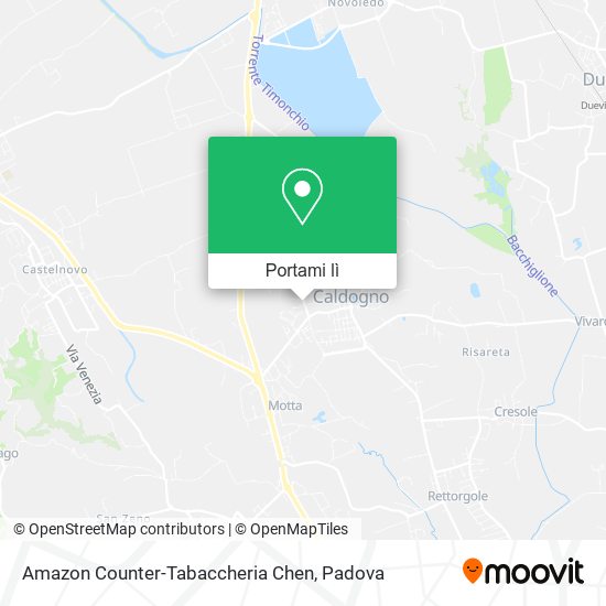 Mappa Amazon Counter-Tabaccheria Chen