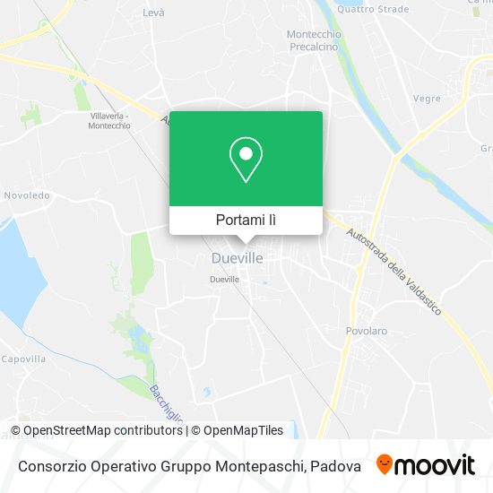 Mappa Consorzio Operativo Gruppo Montepaschi
