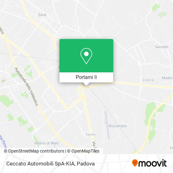 Mappa Ceccato Automobili SpA-KIA