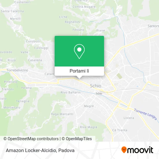 Mappa Amazon Locker-Alcidio