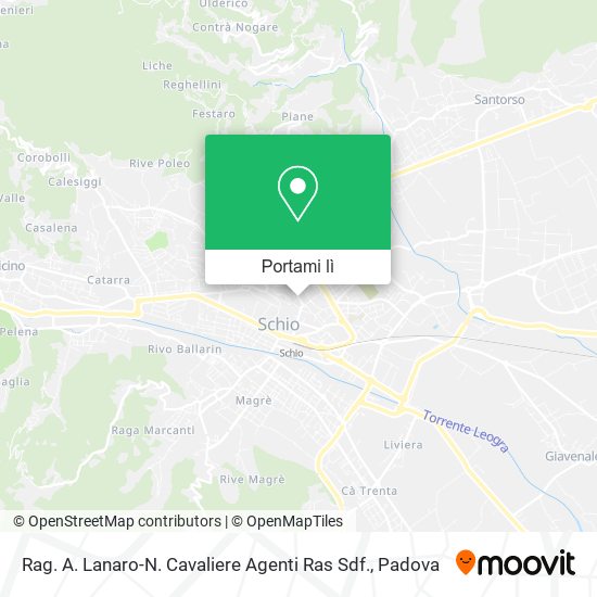 Mappa Rag. A. Lanaro-N. Cavaliere Agenti Ras Sdf.