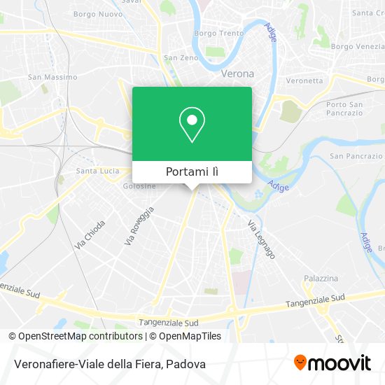 Mappa Veronafiere-Viale della Fiera