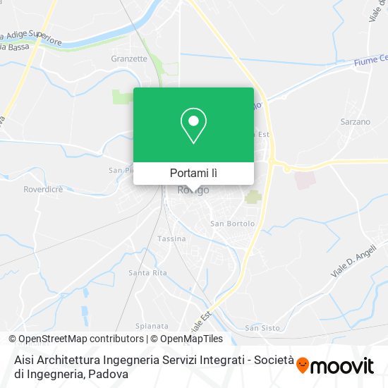 Mappa Aisi Architettura Ingegneria Servizi Integrati - Società di Ingegneria