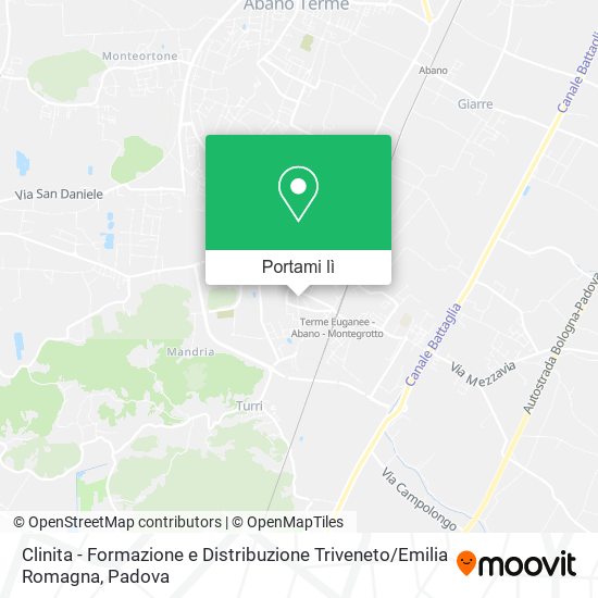 Mappa Clinita - Formazione e Distribuzione Triveneto / Emilia Romagna