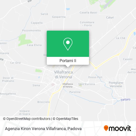 Mappa Agenzia Kiron Verona Villafranca
