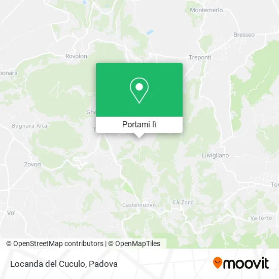 Mappa Locanda del Cuculo