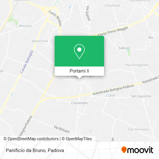 Mappa Panificio da Bruno