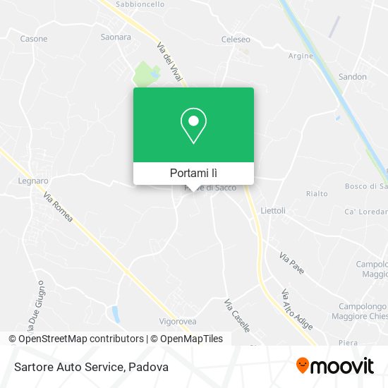 Mappa Sartore Auto Service