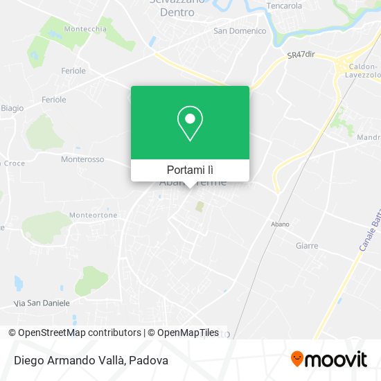 Mappa Diego Armando Vallà