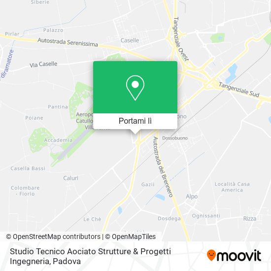 Mappa Studio Tecnico Aociato Strutture & Progetti Ingegneria