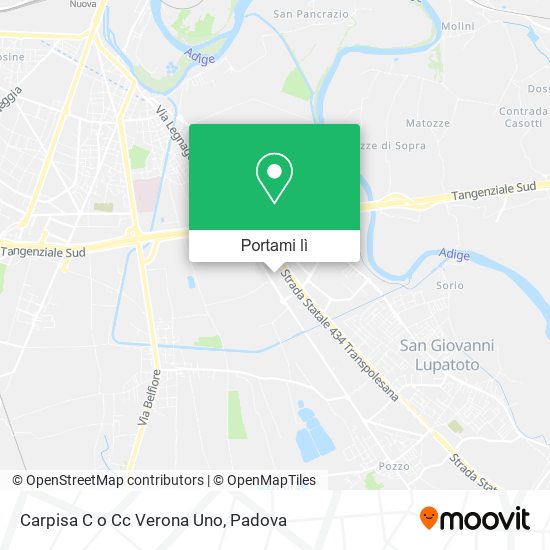 Mappa Carpisa C o Cc Verona Uno
