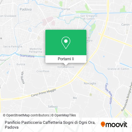 Mappa Panificio Pasticceria Caffetteria Sogni di Ogni Ora