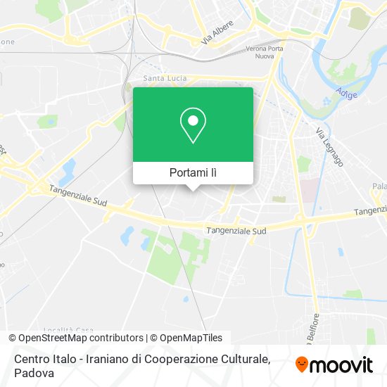 Mappa Centro Italo - Iraniano di Cooperazione Culturale