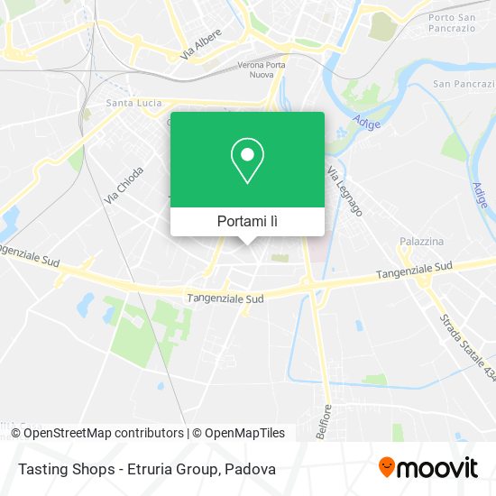 Mappa Tasting Shops - Etruria Group