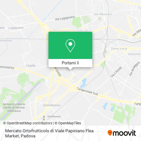 Mappa Mercato Ortofrutticolo di Viale Papiniano Flea Market