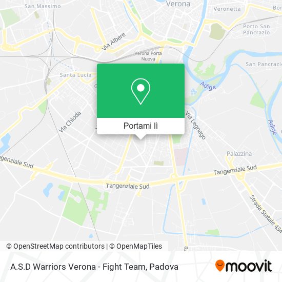 Mappa A.S.D Warriors Verona - Fight Team