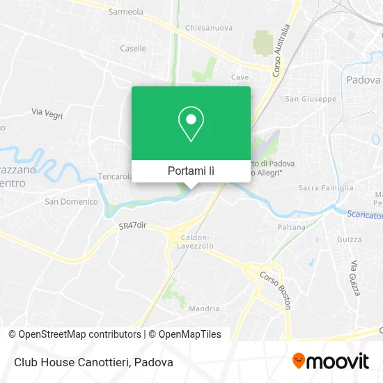 Mappa Club House Canottieri