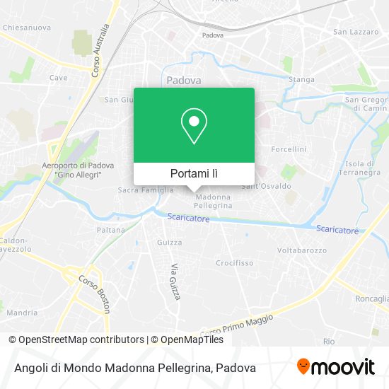 Mappa Angoli di Mondo Madonna Pellegrina