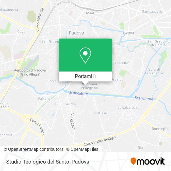 Mappa Studio Teologico del Santo
