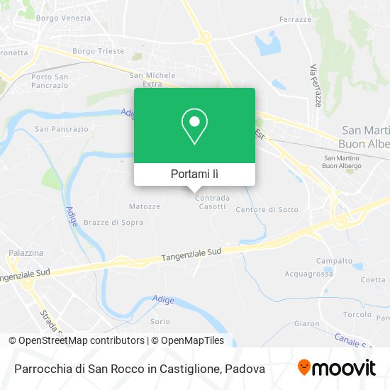Mappa Parrocchia di San Rocco in Castiglione