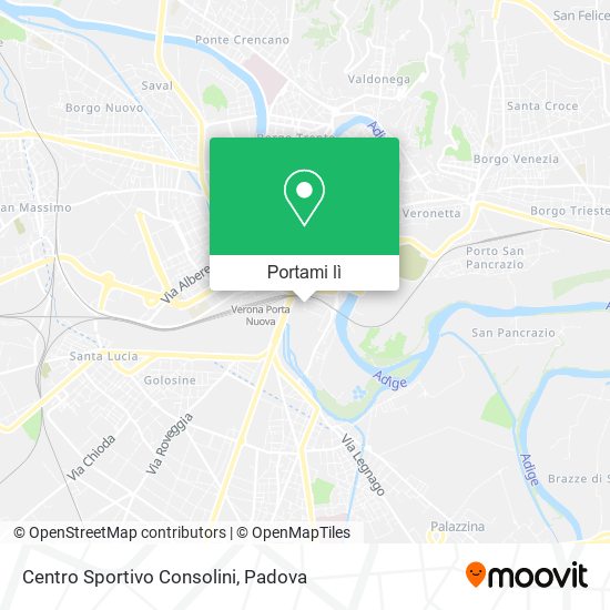 Mappa Centro Sportivo Consolini