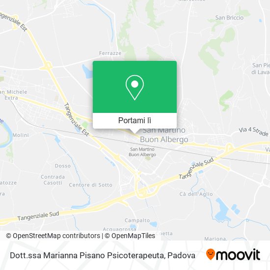 Mappa Dott.ssa Marianna Pisano Psicoterapeuta