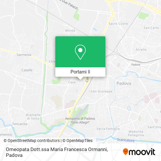 Mappa Omeopata Dott.ssa Maria Francesca Ormanni