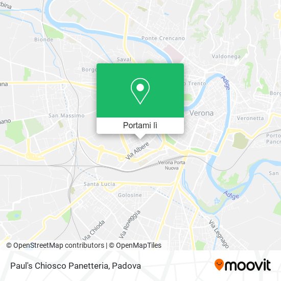 Mappa Paul's Chiosco Panetteria