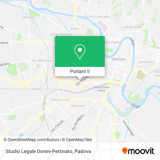 Mappa Studio Legale Donini-Pettinato