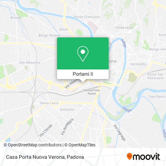 Mappa Casa Porta Nuova Verona