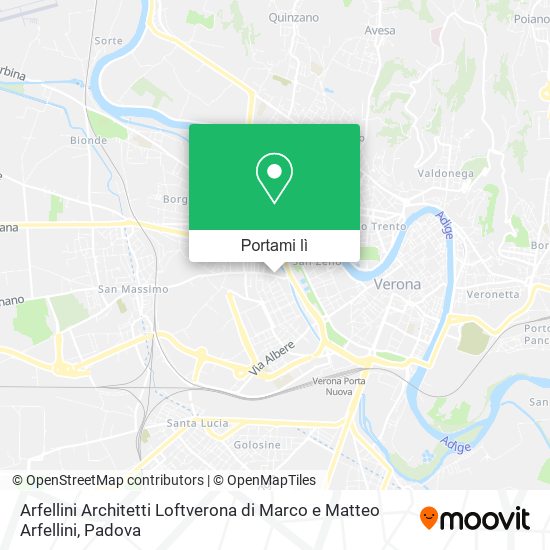 Mappa Arfellini Architetti Loftverona di Marco e Matteo Arfellini