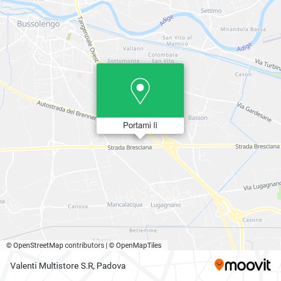 Mappa Valenti Multistore S.R