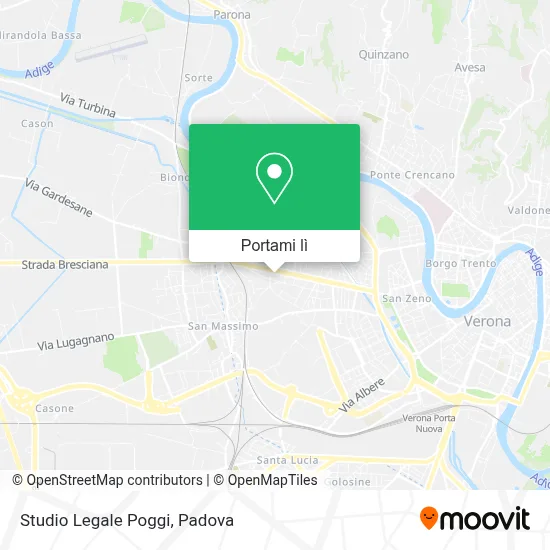 Mappa Studio Legale Poggi