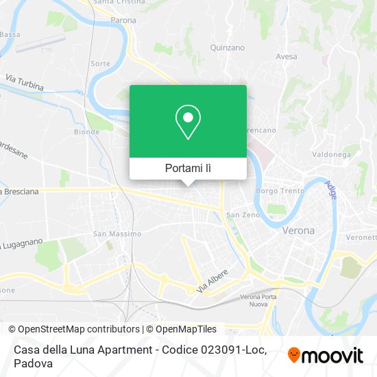 Mappa Casa della Luna Apartment - Codice 023091-Loc