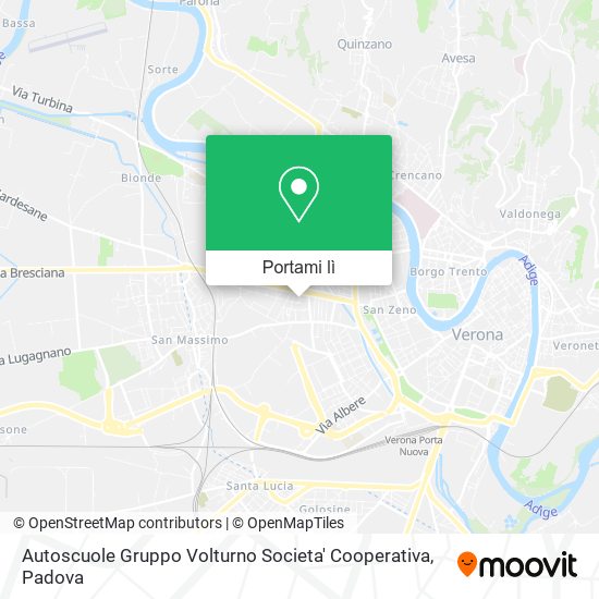 Mappa Autoscuole Gruppo Volturno Societa' Cooperativa